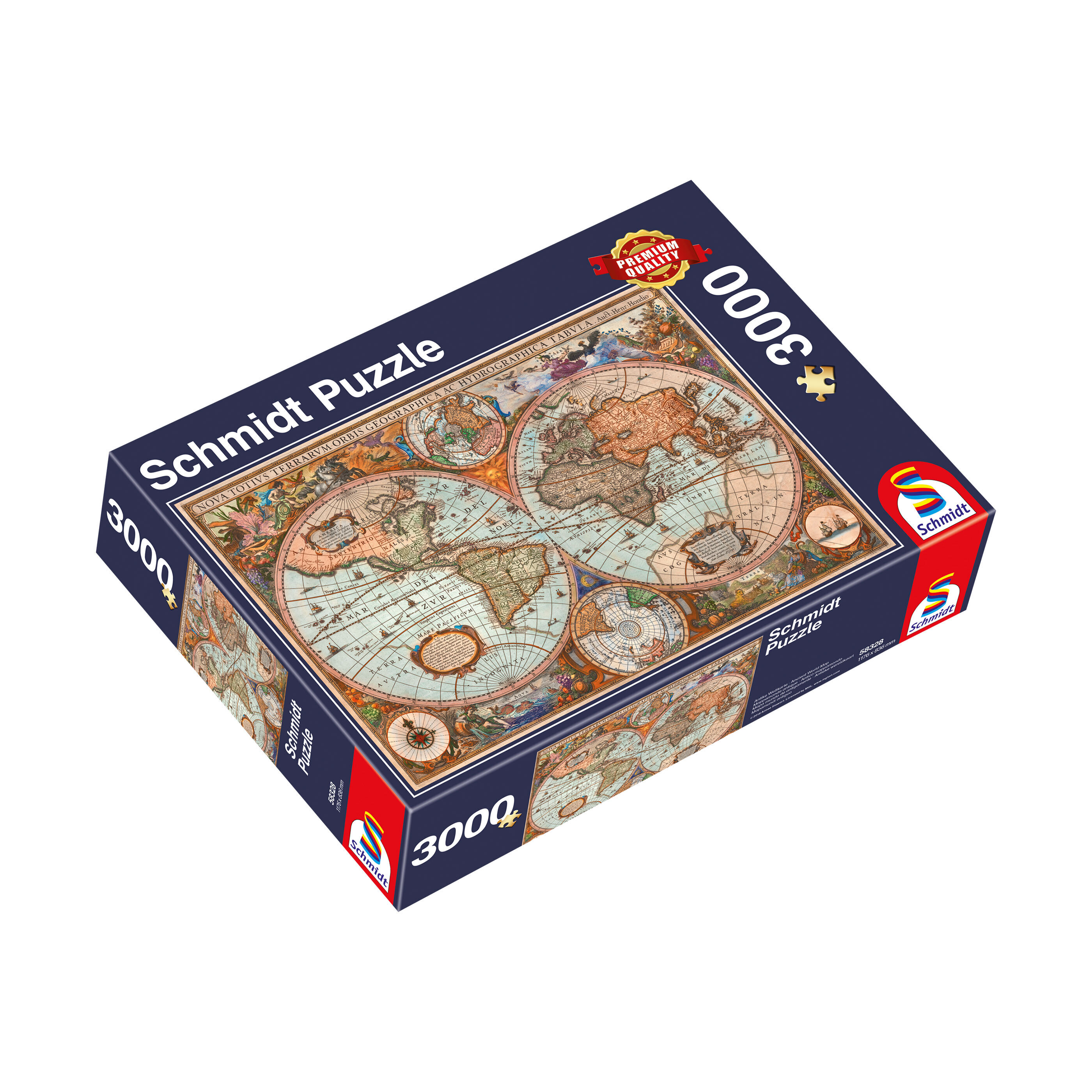 Schmidt Spiele Puzzle Antike Weltkarte ALDI ONLINESHOP