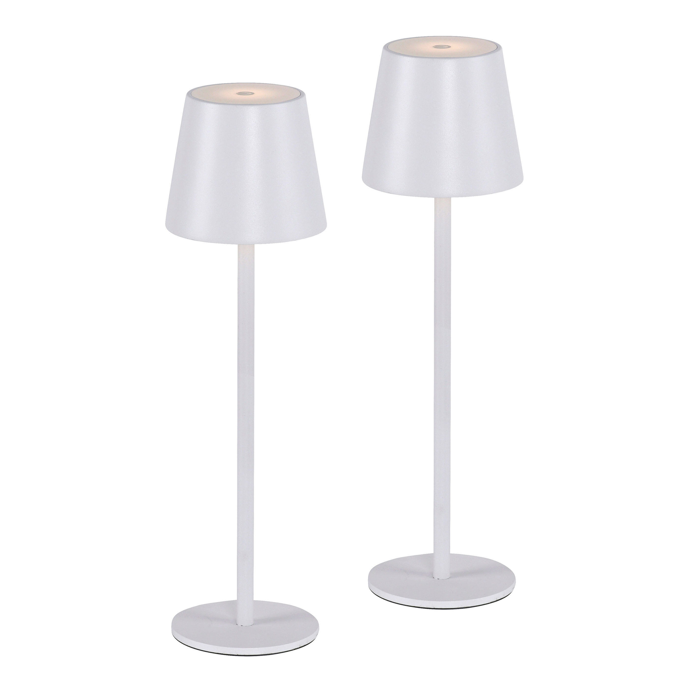 JUST LIGHT LED Akku Tischleuchte Buria 2er Set ALDI ONLINESHOP