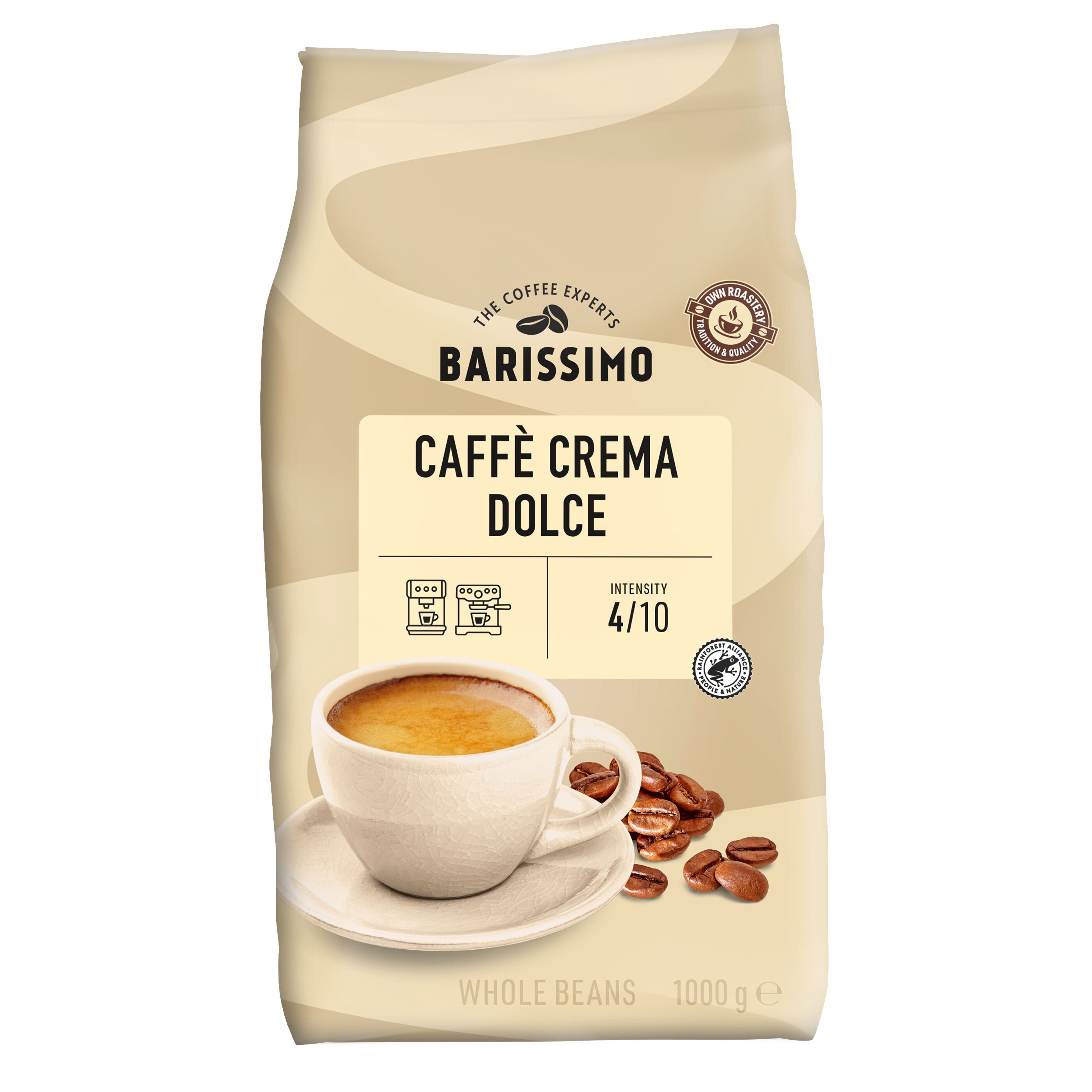 Barissimo Caff Crema Dolce Ganze Bohne Aldi Onlineshop