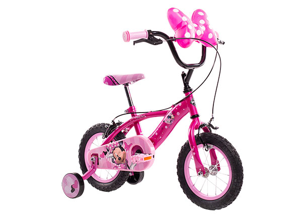 12 Zoll Fahrrad Kinder Mädchenfahrrad Kinderfahrrad Rad Bike Disney Minnie  Mouse Bow Tique Roze mit Rücktrittbremse Rücktritt VOLARE 21236 - CH