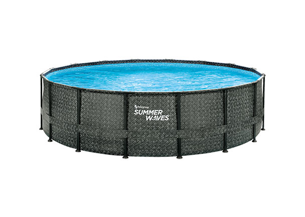 Elite Frame Pool, Rattan-Style, Ø 549 cm