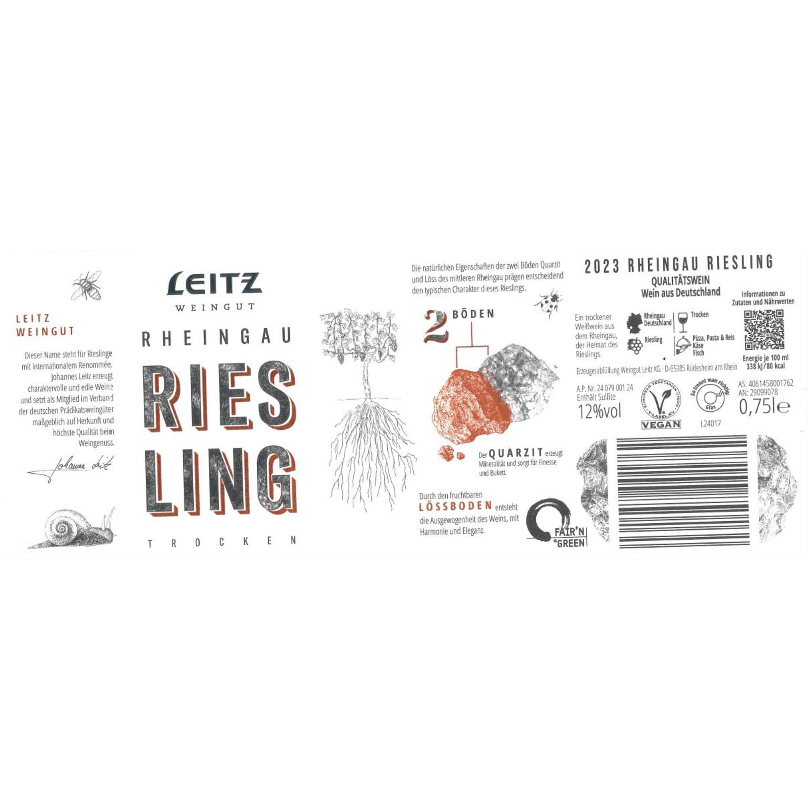 Leitz Riesling 6 Flaschen à 0,75 l | ALDI ONLINESHOP