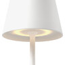 LED-Akku-Tischlampe Dinner Light classic, weiß