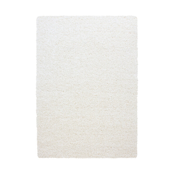 Hochflor Teppich, 80x150 cm, creme