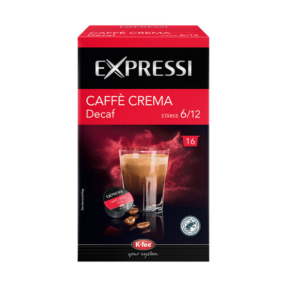 Kaffeekapseln Caffè Crema Decaf, 6 x 125 g