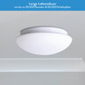 LED Deckenleuchte BERGEN, ⌀ 25,5 cm