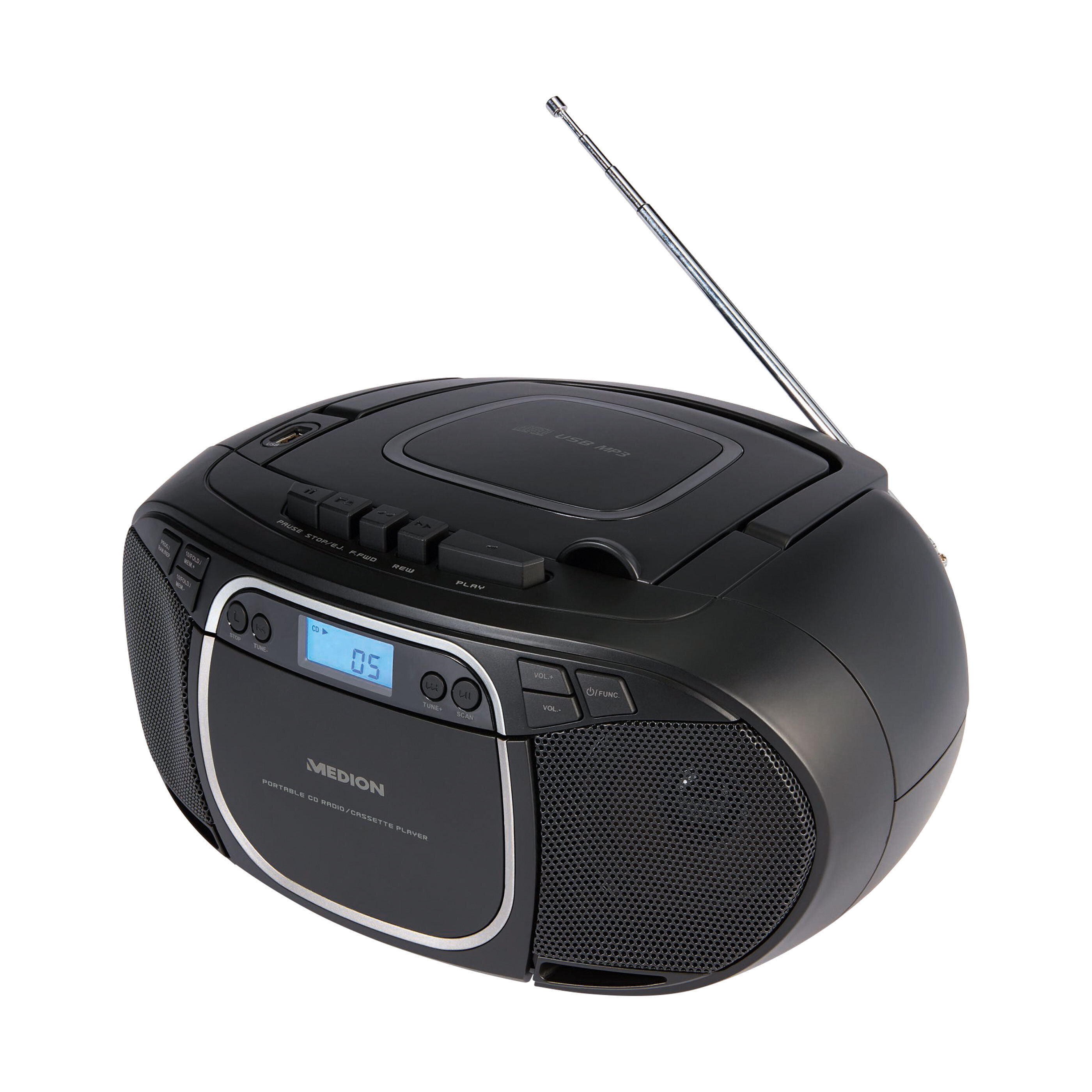 Medion® CD-/MP3-/Kassettenspieler E66476 | ALDI ONLINESHOP