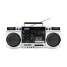 Retro-Boombox, silber P66538