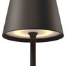 LED-Akku-Tischlampe Dinner Light classic, schwarz