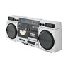 Retro-Boombox, silber P66538