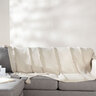 Boho Decke, beige