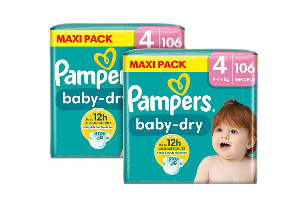 Baby Dry, Gr. 4 Maxi, Maxi Pack, 2er Set