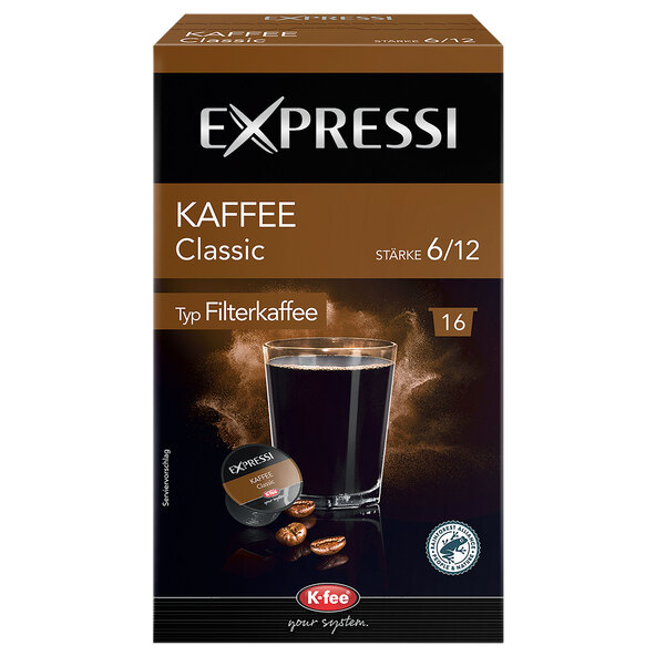 Kaffeekapseln Kaffee Classic, 6 x 120 g