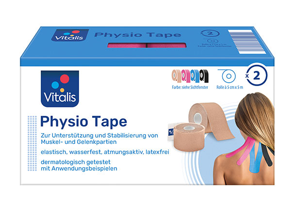 Physio Tape, 2er Set, pink