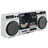 Retro-Boombox, silber P66538