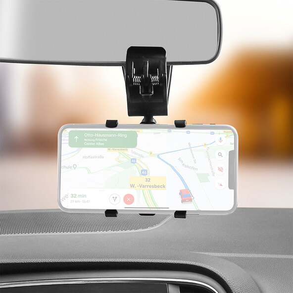 360° Handyhalterung Auto Rückspiegel Spiegel KFZ Halterung