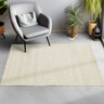 Hochflor Teppich, 160x230 cm, creme