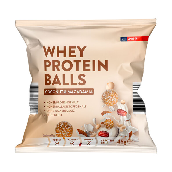 Protein Balls, Coconut & Macadamia, 10er Set