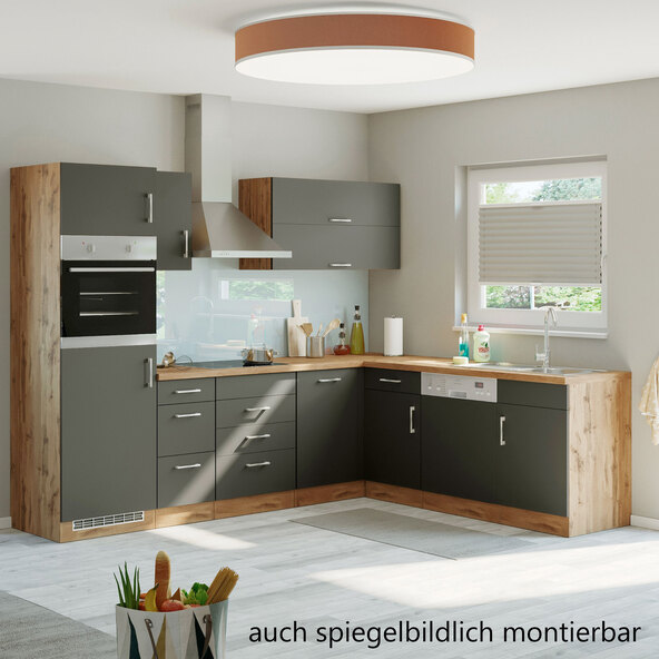Held Möbel Porto Winkel-Küche, x cm 270 ONLINESHOP 210 | ALDI