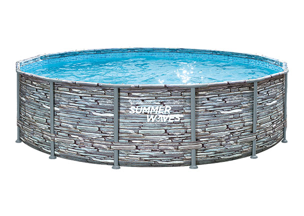 Elite Frame Pool, Stone, Ø 427 cm