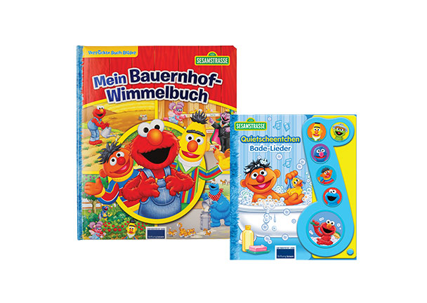 Buchset Sesamstraße, Wimmelbuch & Soundbuch