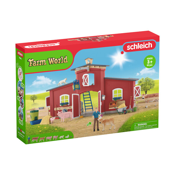 FARM WORLD Bauernhof mit Tieren und Zubehör