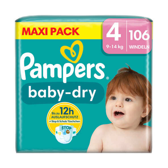 Baby Dry, Gr. 4 Maxi, Maxi Pack, 2er Set