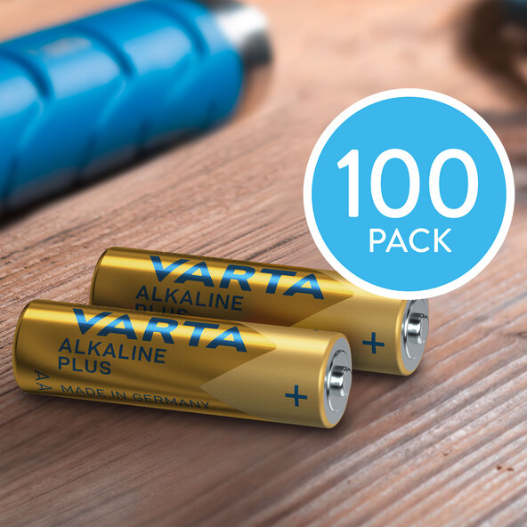 VARTA Alkaline Plus ONLINESHOP 100er | Pack Batterien, AAA ALDI