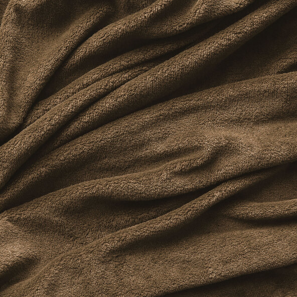 Fleece-Kuscheldecke, 150 x 200 cm, taupe