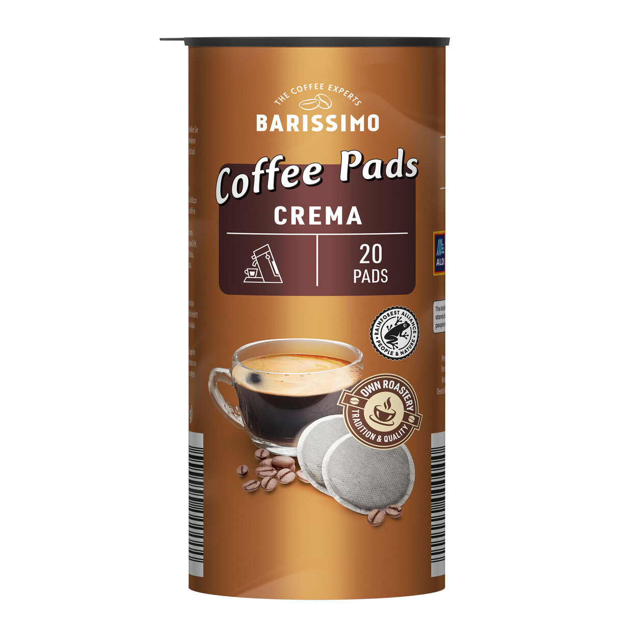 Barissimo Coffee Pads Crema X G Aldi Onlineshop