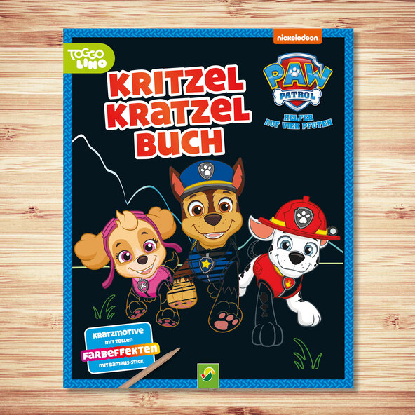 PAW Patrol Kritzel-Kratzel-Buch