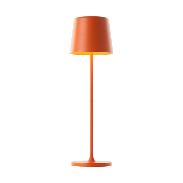 LED-Akku-Tischleuchte Kaami, orange-matt