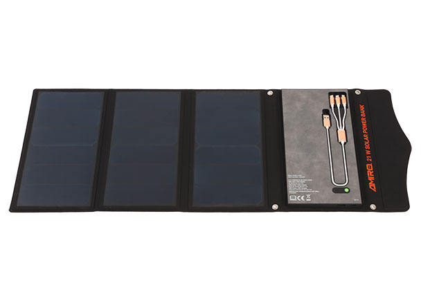 Solarpanel mit Powerbank LX PB 21