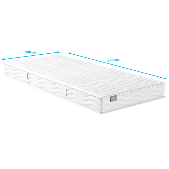 Kaltschaum-Matratze Flex 7-Zonen H3, 100 x 200 cm