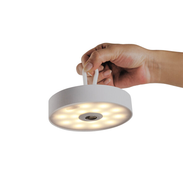 LED-Akku-Tischlampe ELLA, weiß