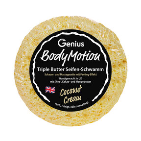 Body Motion Wellness Seifenschwamm Coconut Cream