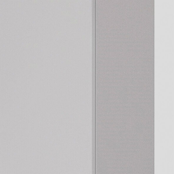 Hängeschrank, 40 cm, matt weiß/weiß