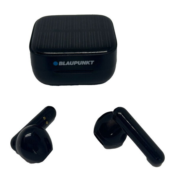 In Ear Kopfhörer mit Solar-Ladeschale TWS 40, schwarz