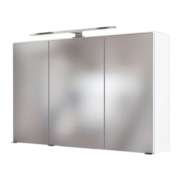 Spiegelschrank, 100 cm, weiß