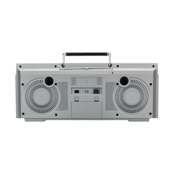 Retro-Boombox, silber P66538