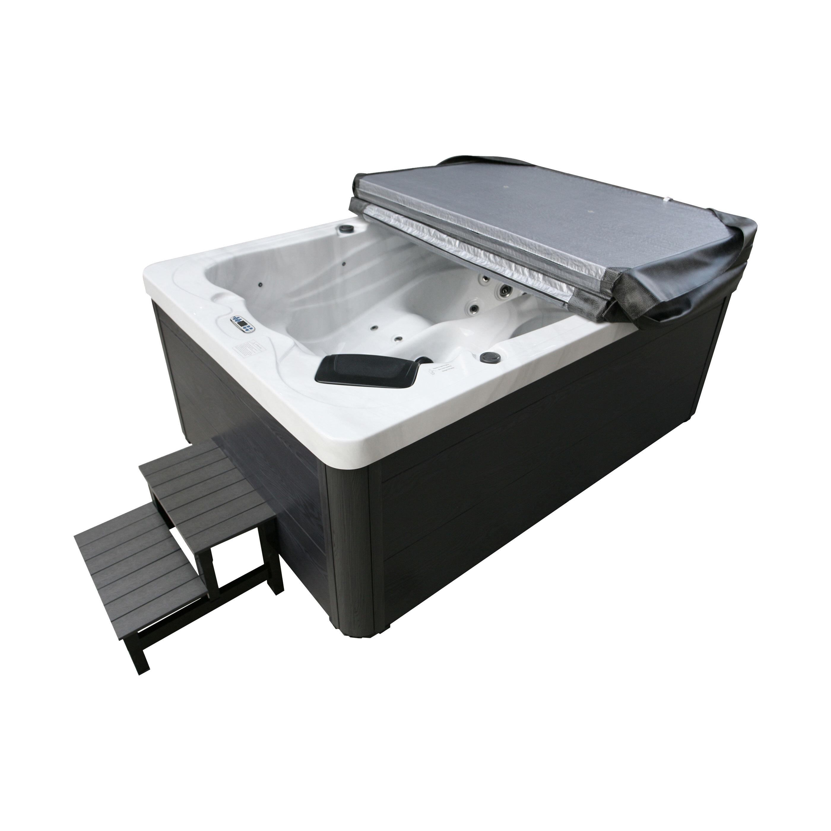 Home Deluxe Outdoor Whirlpool White Marble 2er ALDI