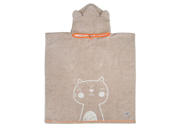 Kinder-Badeponcho Katze